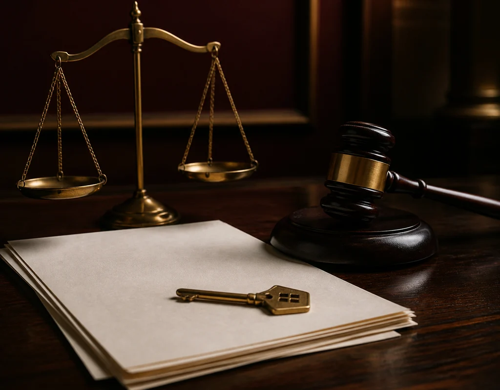 Livros e balança da Justiça relacionados ao Direito Civil